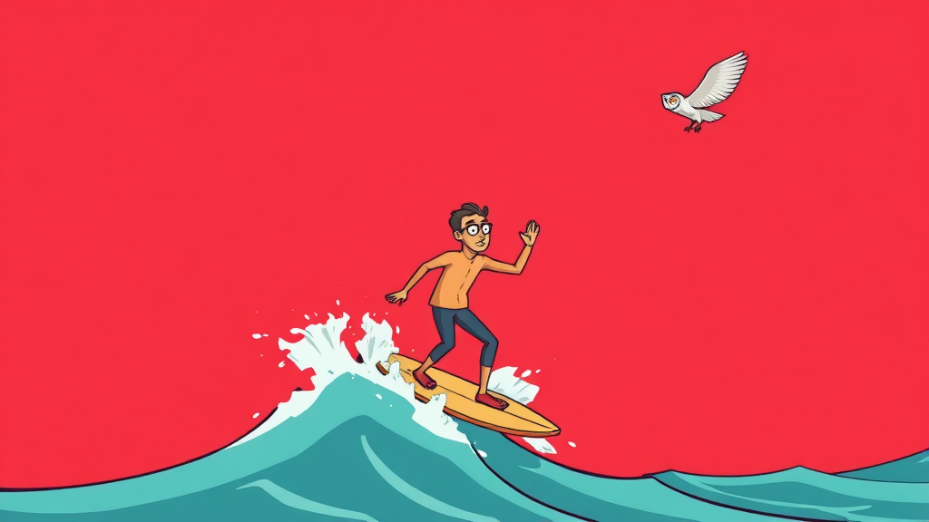 하락장, 어떻게 극복할까? (cartoon 스타일)