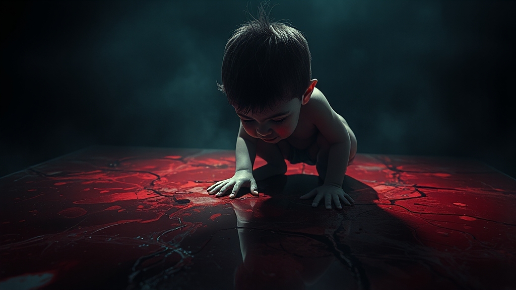아기 등장의 의미와 반전 (realistic 스타일)
