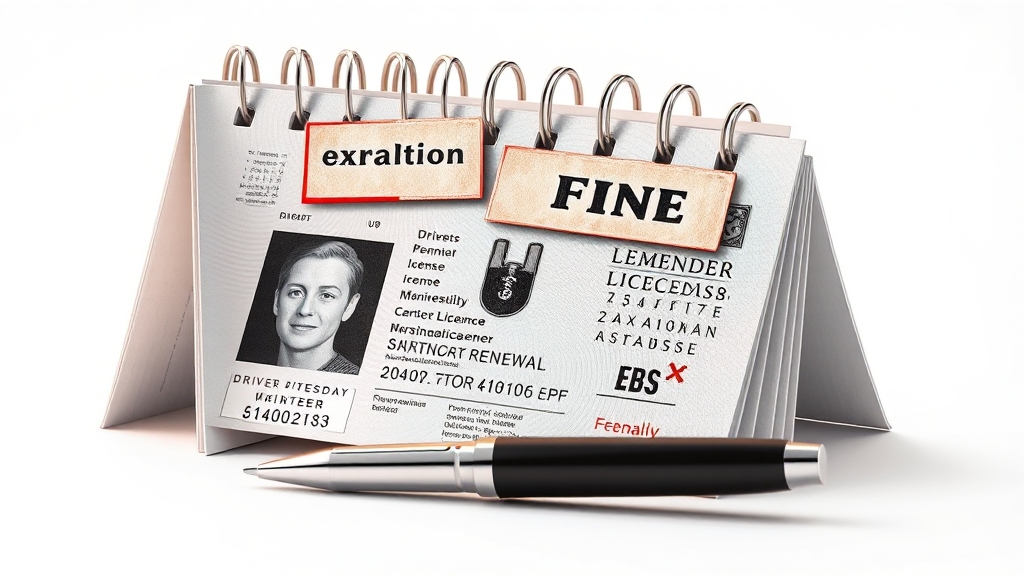 비용, 기간, 과태료, 알아둬야 할 것들 (realistic 스타일)