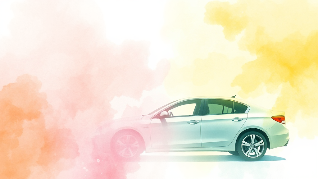 자차보험 할증 피하는 법 (watercolor 스타일)