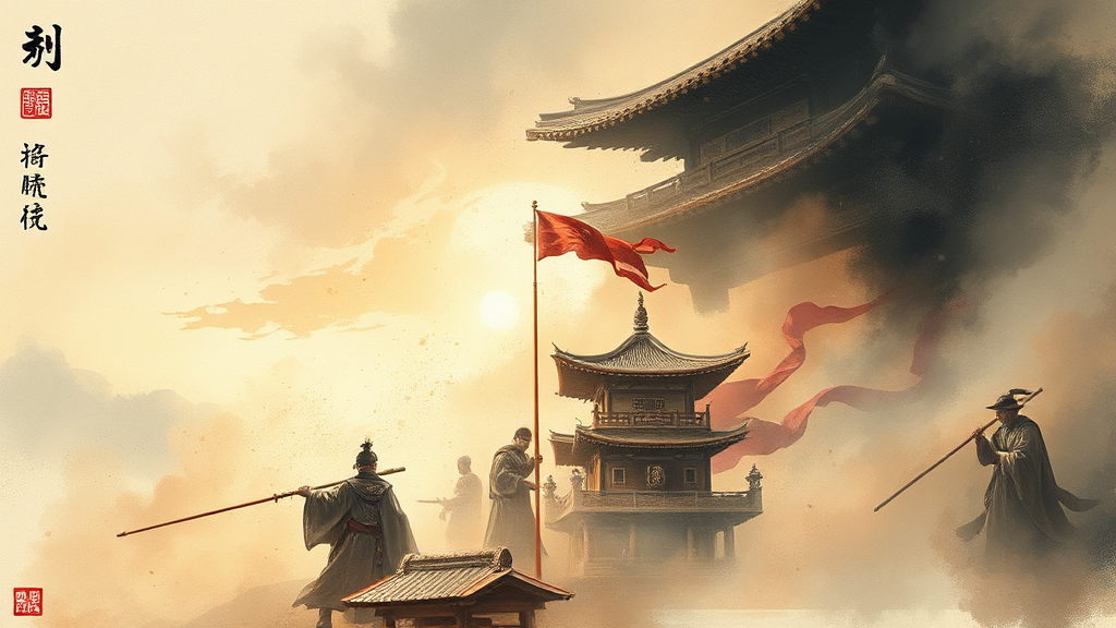 계유정난과 단종 복위 운동 (watercolor 스타일)