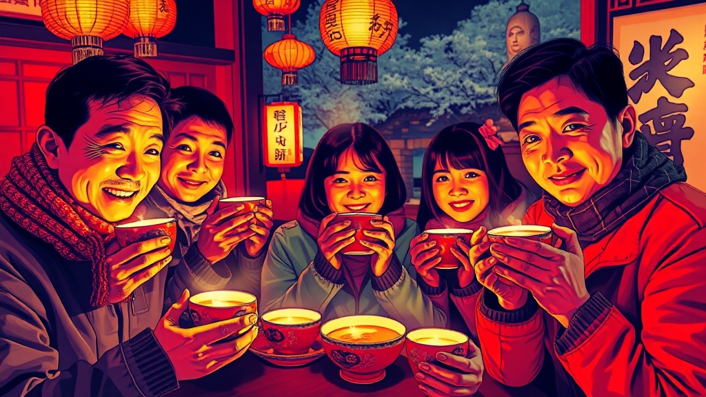 유자에 담긴 문화적 가치 (popart 스타일)