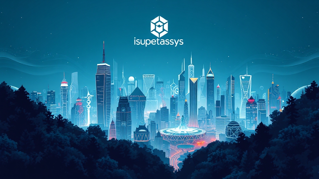 이수페타시스 경쟁사 분석 (illustration 스타일)