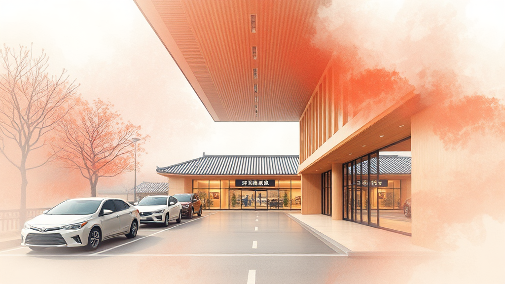 호텔 개요 및 위치: 용산의 중심에서 누리는 특별한 경험 (watercolor 스타일)