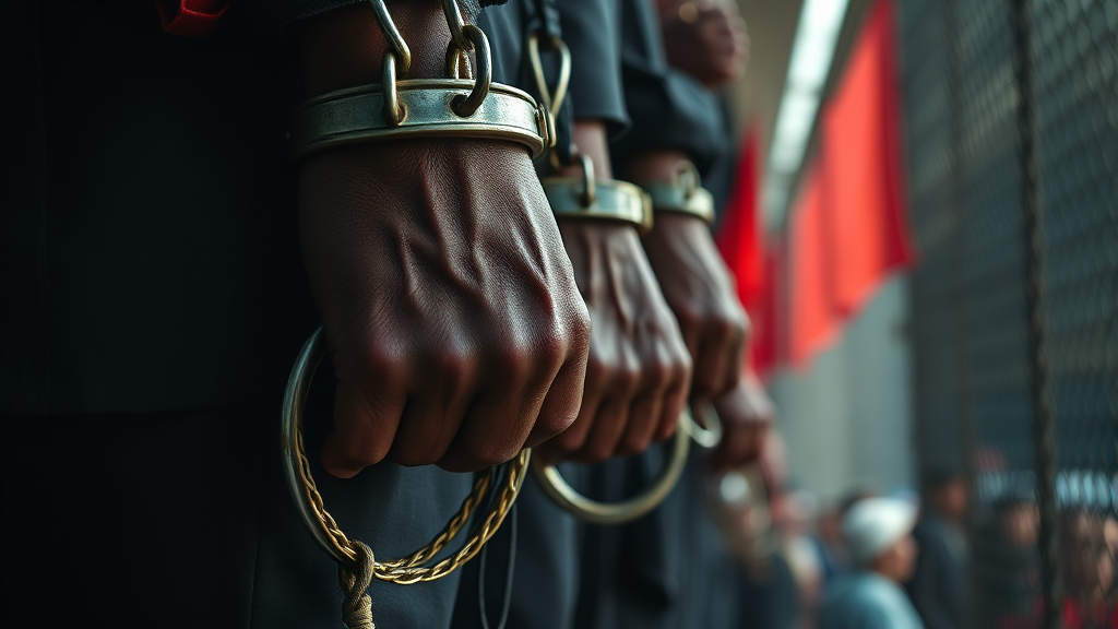 국가보안법, 악용 사례는? (realistic 스타일)