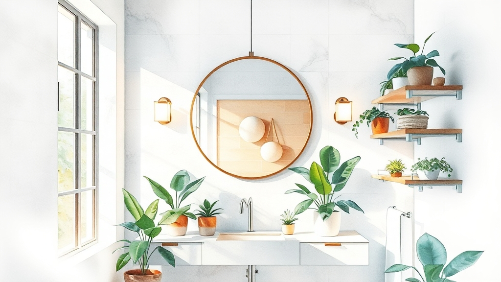 현관, 첫인상 바꾸는 방법 (watercolor 스타일)