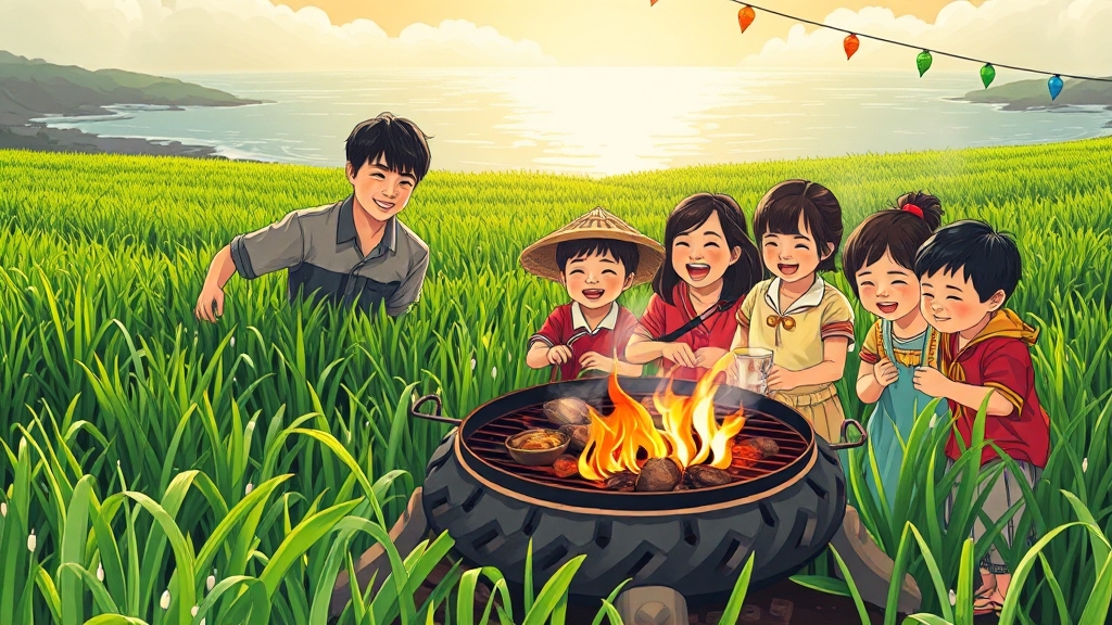 대파축제 개요 및 일정 (illustration 스타일)