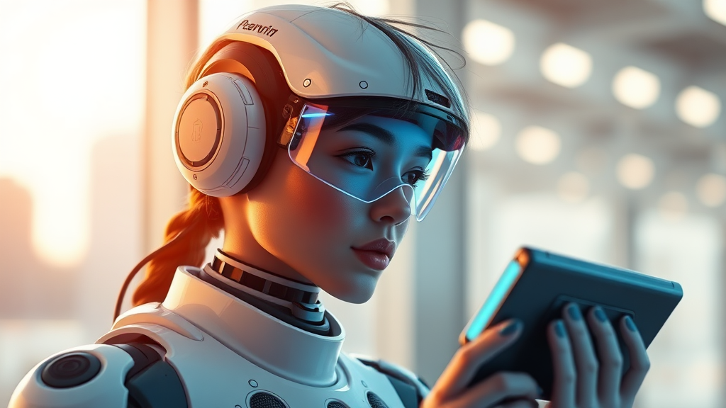 LG유플러스 AI 익시(ixi): 일상 혁신과 미래를 열다 3 LG유플러스 AI, 우리 생활을 바꾸는 똑똑한 기술 (realistic 스타일)