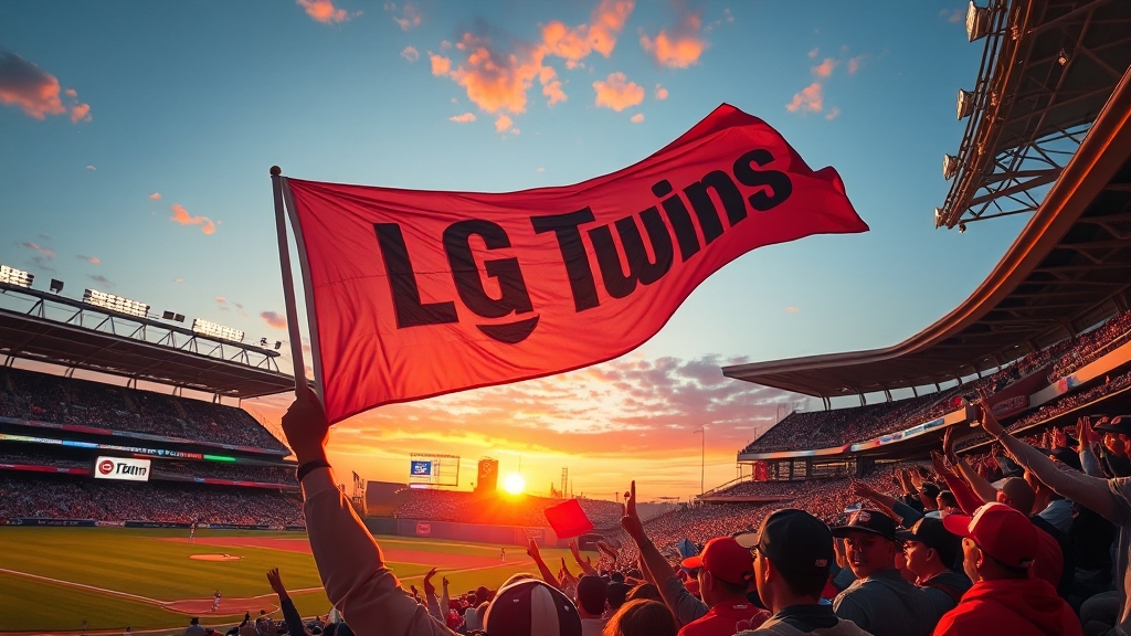 팬들의 뜨거운 응원 열기 (realistic 스타일)