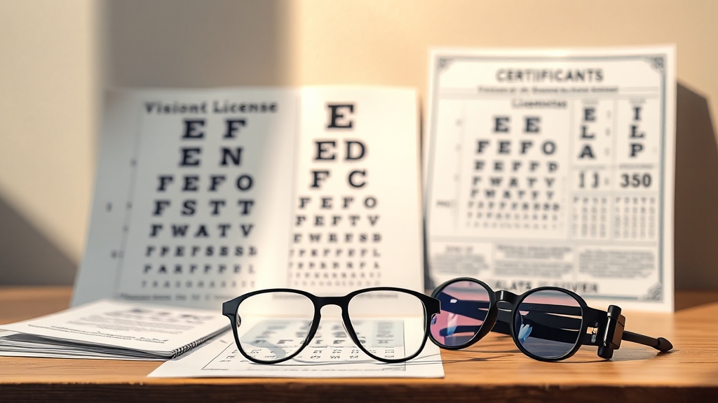 적성검사 시력 기준 핵심 가이드 (realistic 스타일)