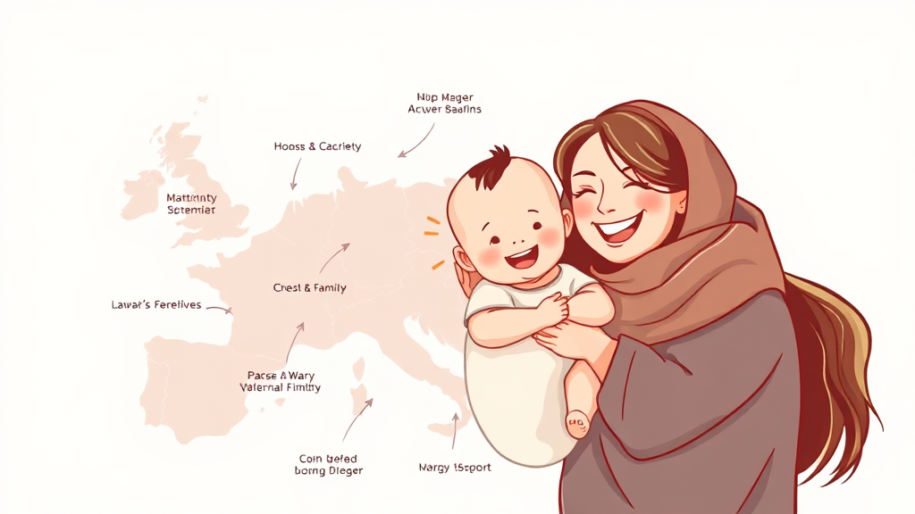 지역별 출산 지원금: 우리 동네 혜택은 무엇일까? (illustration 스타일)