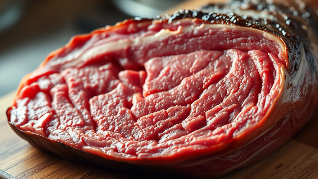 한우의 영양과 효능 (realistic 스타일)