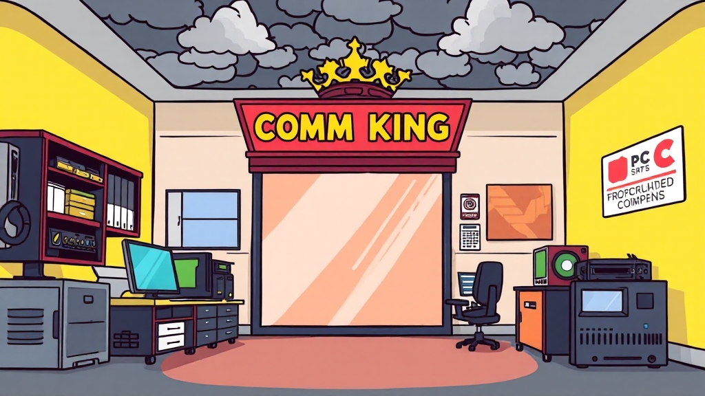 컴마왕 잠적, 왜? (cartoon 스타일)