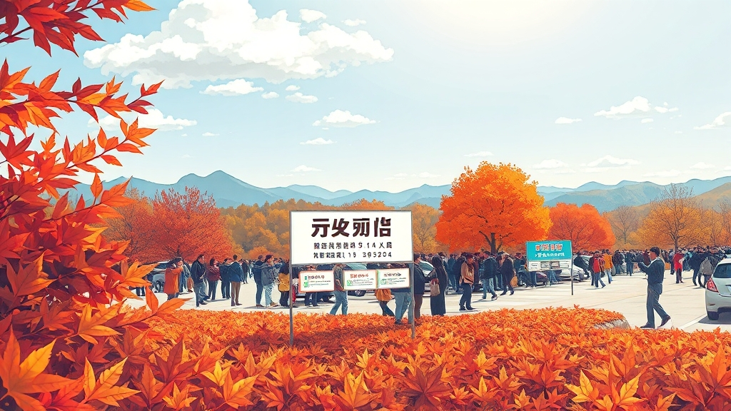 주차 및 입장 정보 (illustration 스타일)