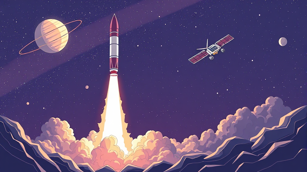 기업 가치 평가 및 전망 (illustration 스타일)