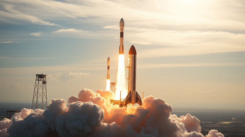 투자 회사의 가치 상승과 주가 (realistic 스타일)