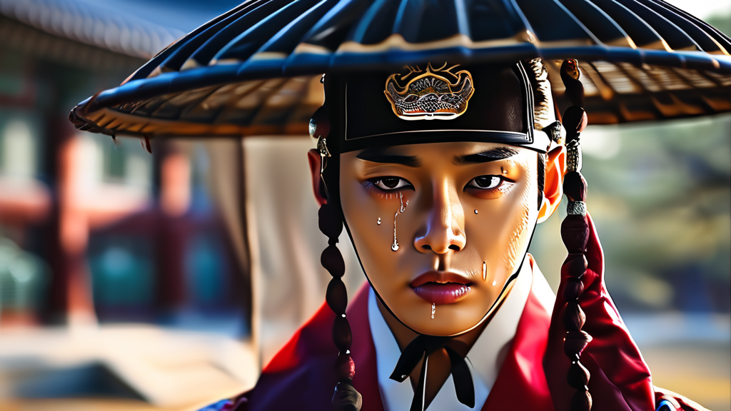 박지훈의 연기 변신과 성장 스토리 (realistic 스타일)