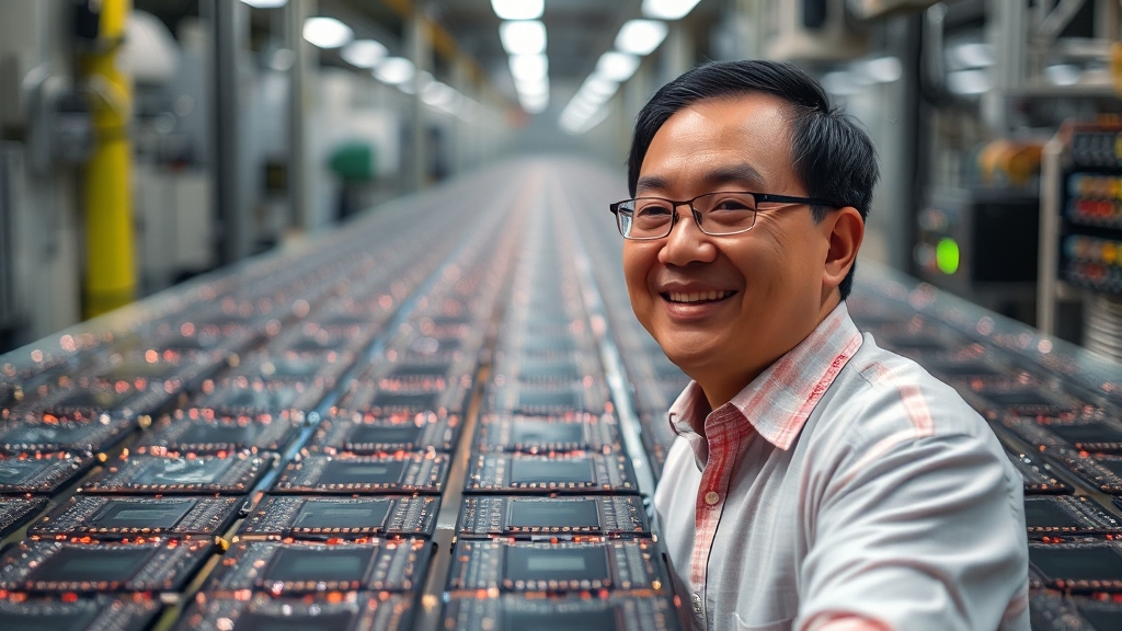 TSMC의 생산 협력, 왜 중요할까? (watercolor 스타일)