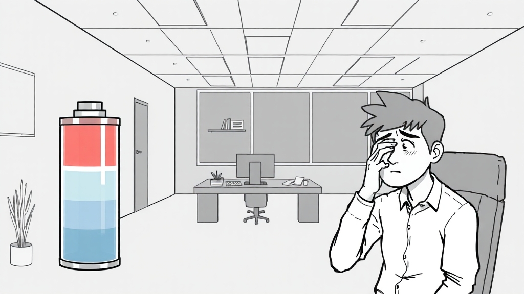 번아웃, 무엇일까요? (illustration 스타일)