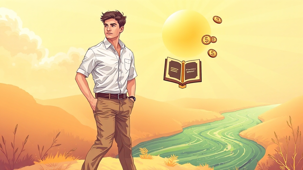 청년대출 활용 사례와 성공 전략 (illustration 스타일)