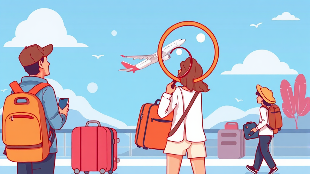 슈스페 항공권 예약 시 유의사항 (illustration 스타일)