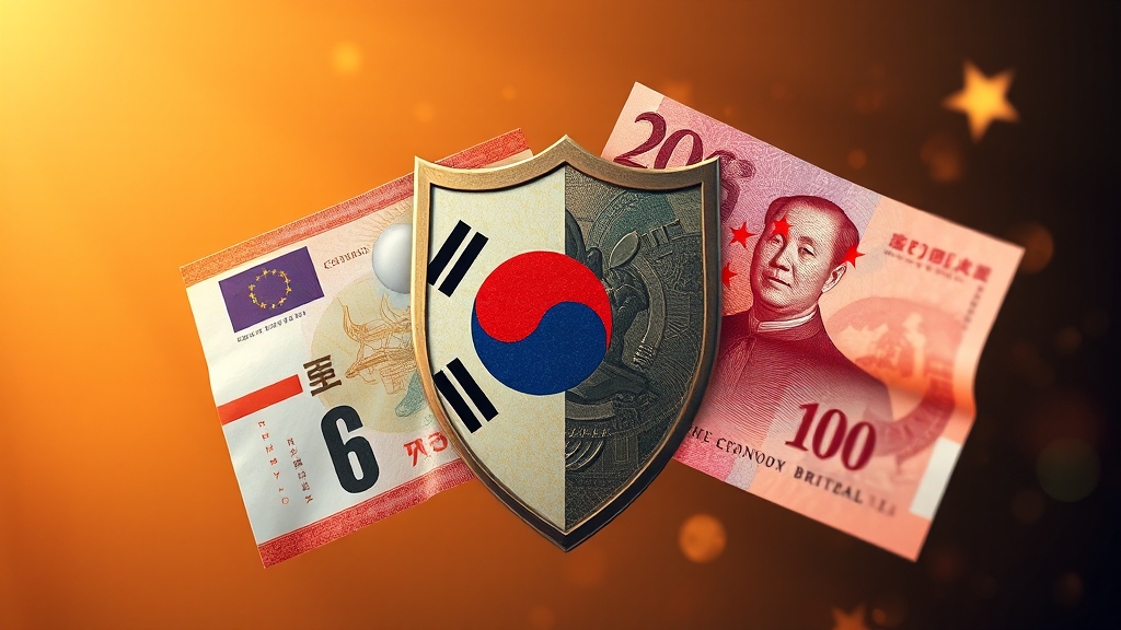 한중 통화스와프란? (realistic 스타일)