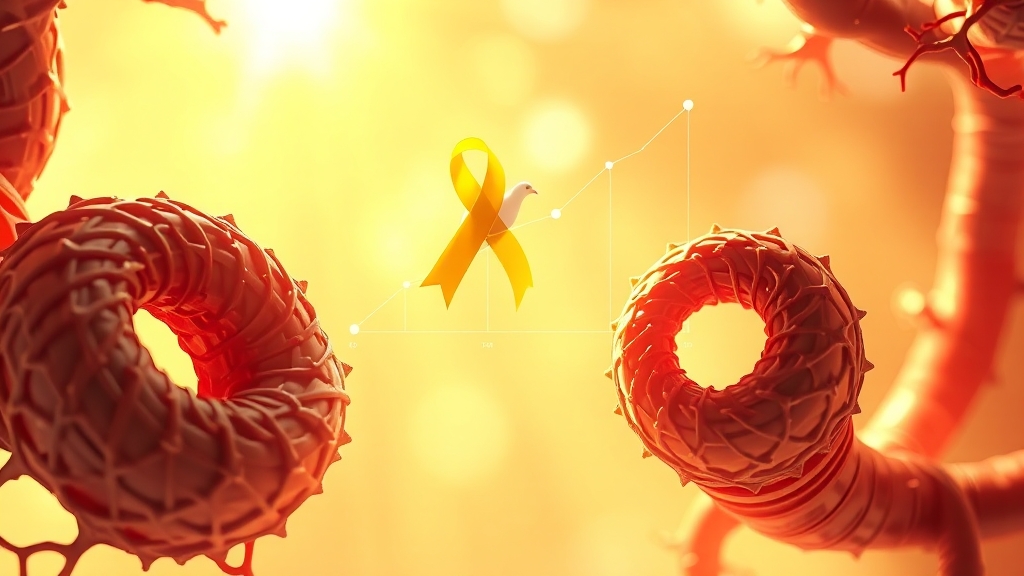 담관암 생존율 및 예후 (realistic 스타일)