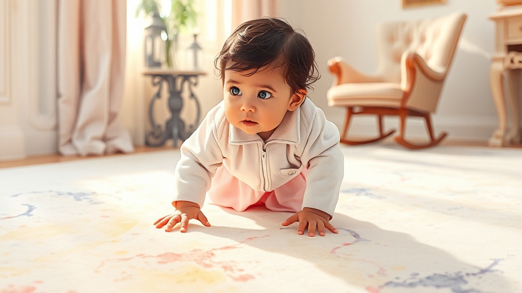 네발기기 발달 지연, 왜 그럴까? (watercolor 스타일)