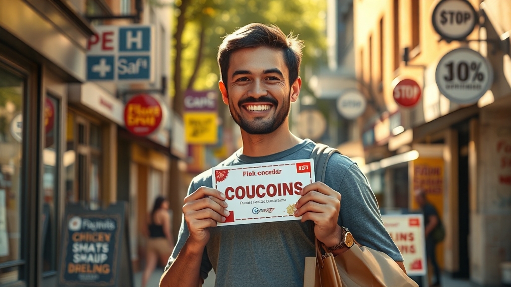 2차 소비쿠폰, 놓치지 마세요! (realistic 스타일)