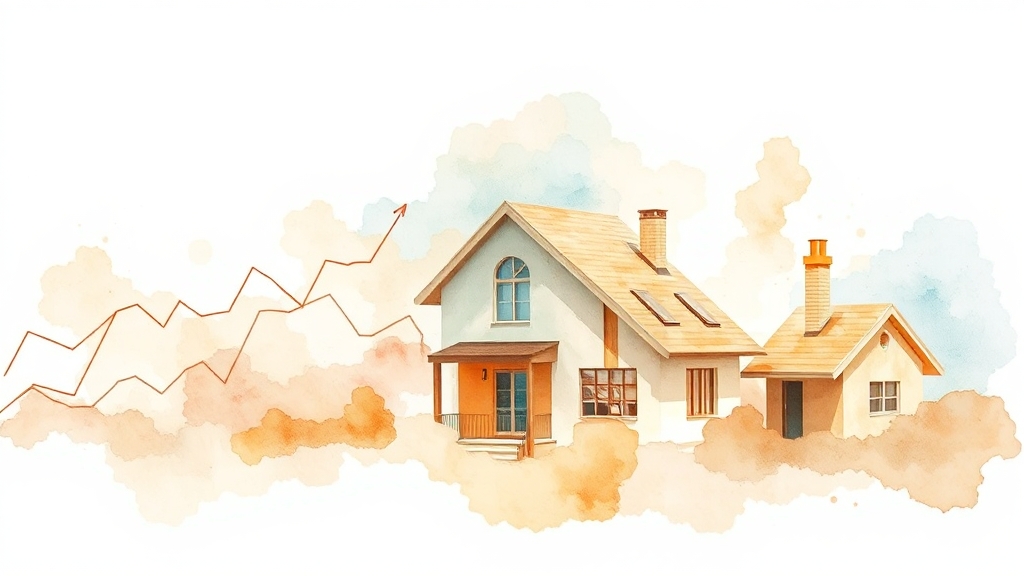 왜 주택담보대출 비교해야 할까요? (watercolor 스타일)