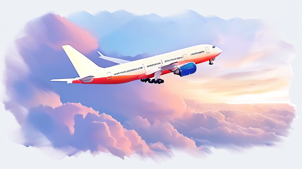 좌석, 수하물 옵션 선택 가이드 (watercolor 스타일)