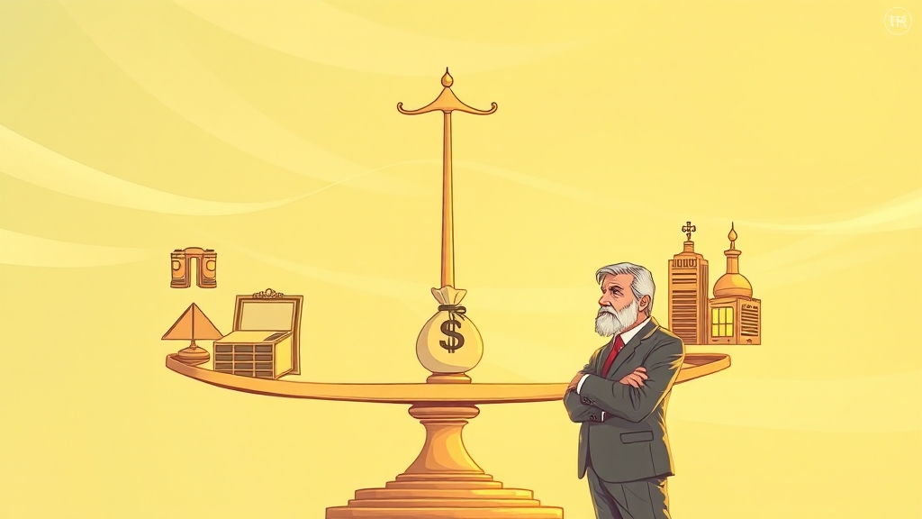 똑똑한 선택으로 재테크 성공! (illustration 스타일)