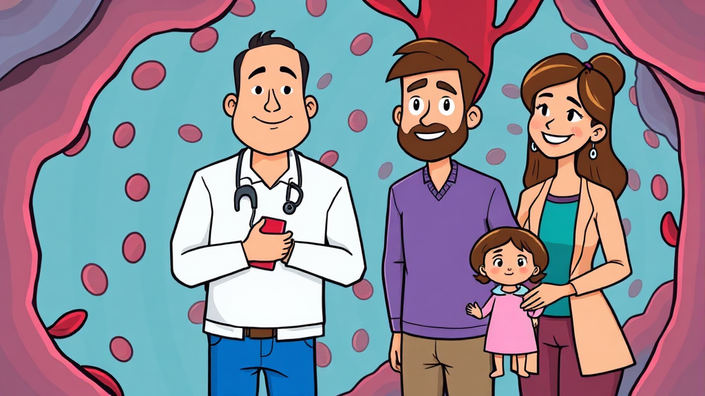 고지혈증, 왜 관리해야 할까요? (cartoon 스타일)