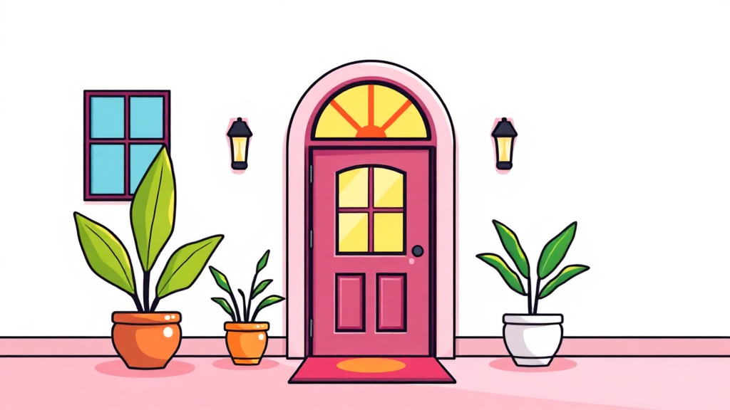 주택담보대출 갈아타기 (cartoon 스타일)