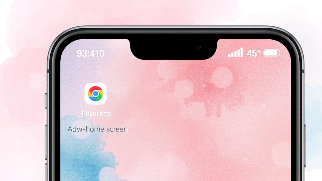 스마트폰/PC 바로가기 생성 (watercolor 스타일)