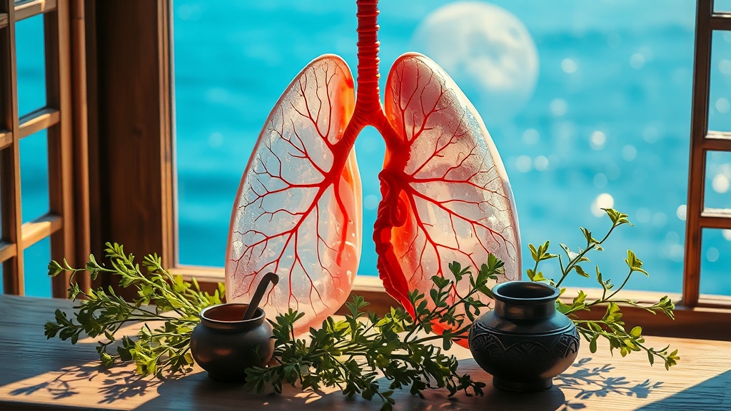 맥문동, 어떤 질환에 좋을까? (realistic 스타일)