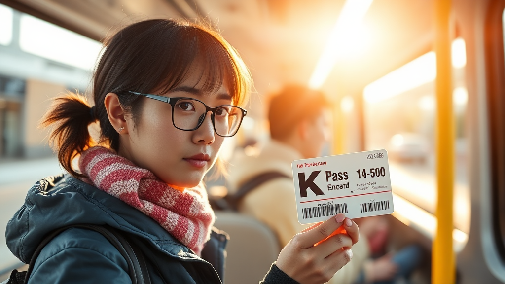 K패스 사용 시 주의사항 (realistic 스타일)