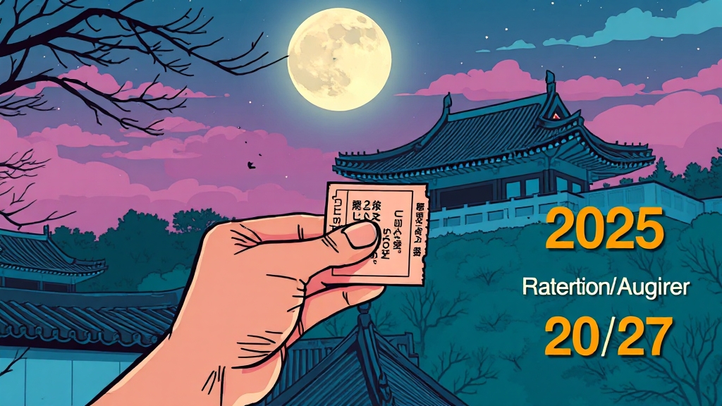 2025 예매 정보 (cartoon 스타일)