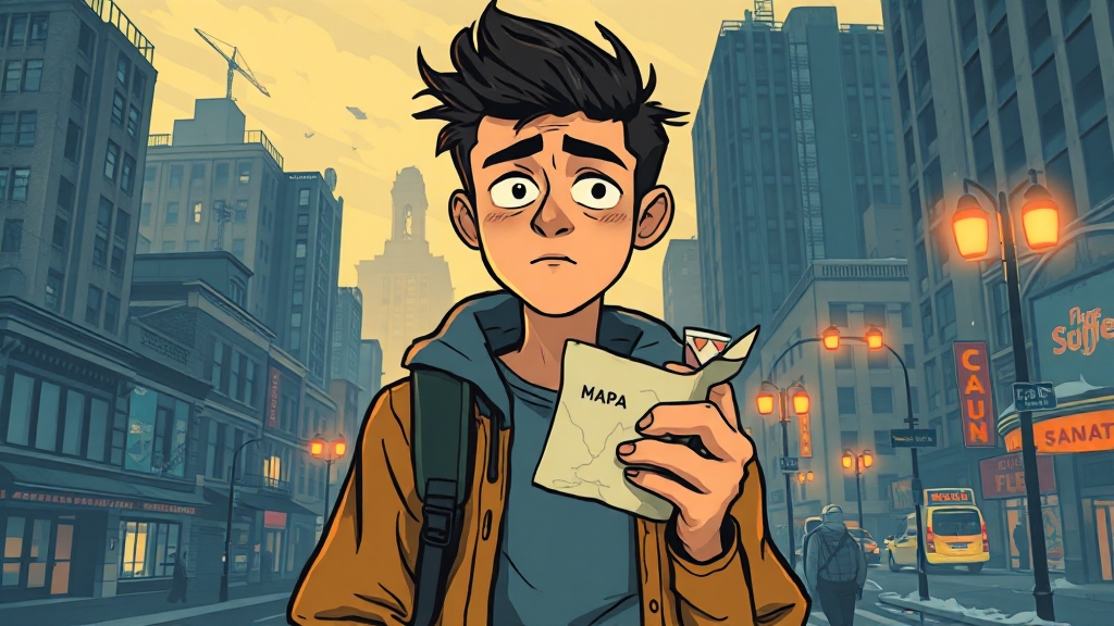 낯선 곳 vs 익숙한 곳, 꿈의 차이점 🗺️ (cartoon 스타일)