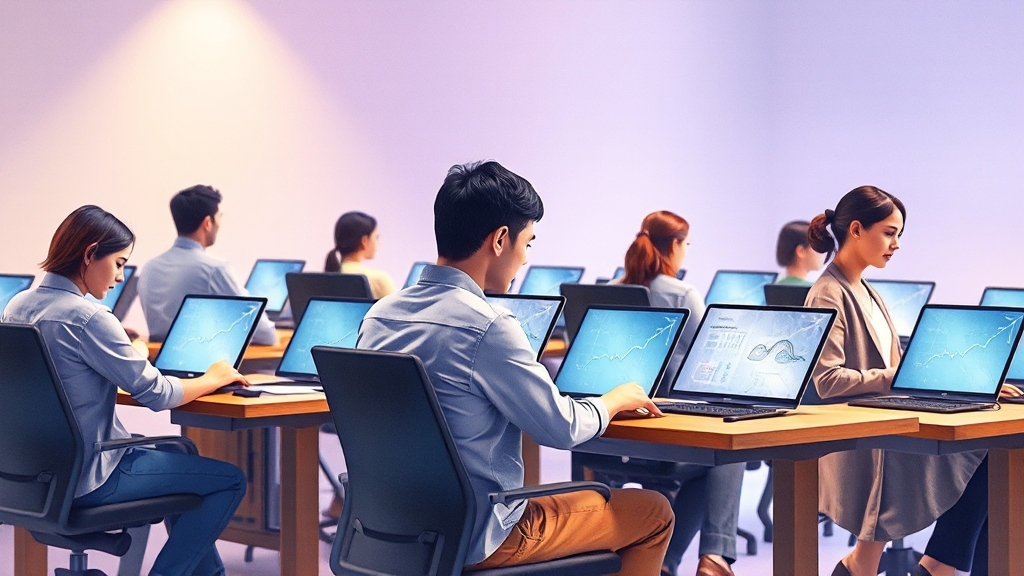 온라인 교육 이수 방법 (watercolor 스타일)