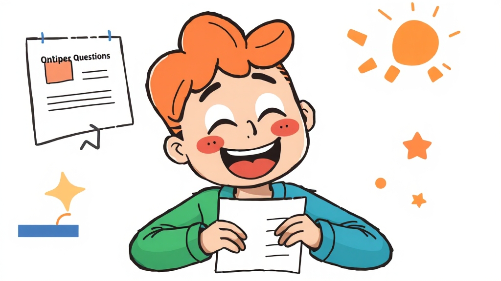 시험 정보 및 합격 전략 (cartoon 스타일)