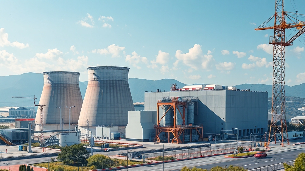 국내 원자력 관련주 경쟁력 비교 (realistic 스타일)