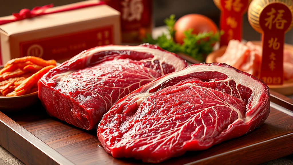 한우 선물세트 구매 팁 (realistic 스타일)