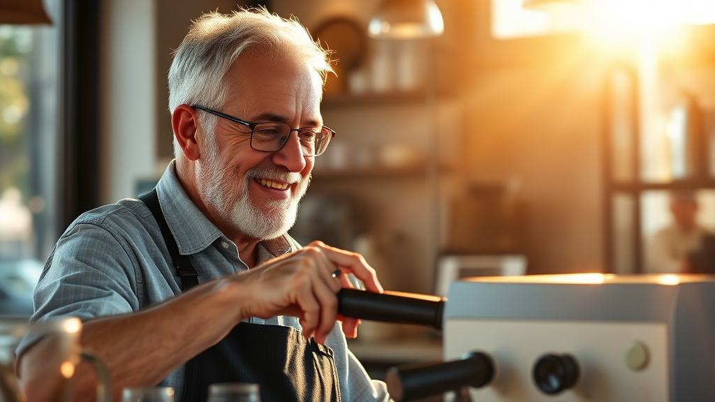 시니어 일자리 급여 및 지원금 (realistic 스타일)