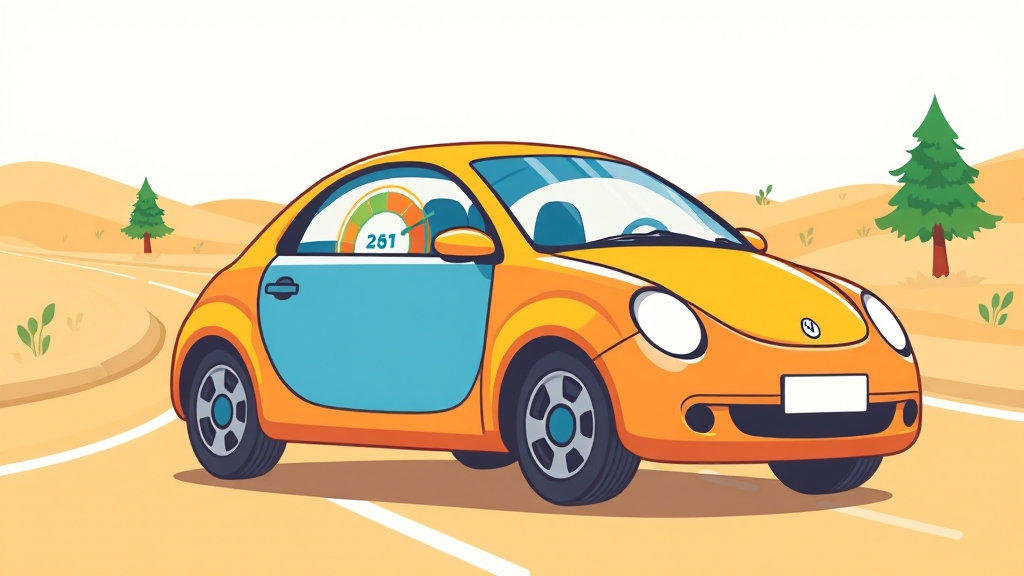 안전 운전, 보험료 할인 비법 (cartoon 스타일)