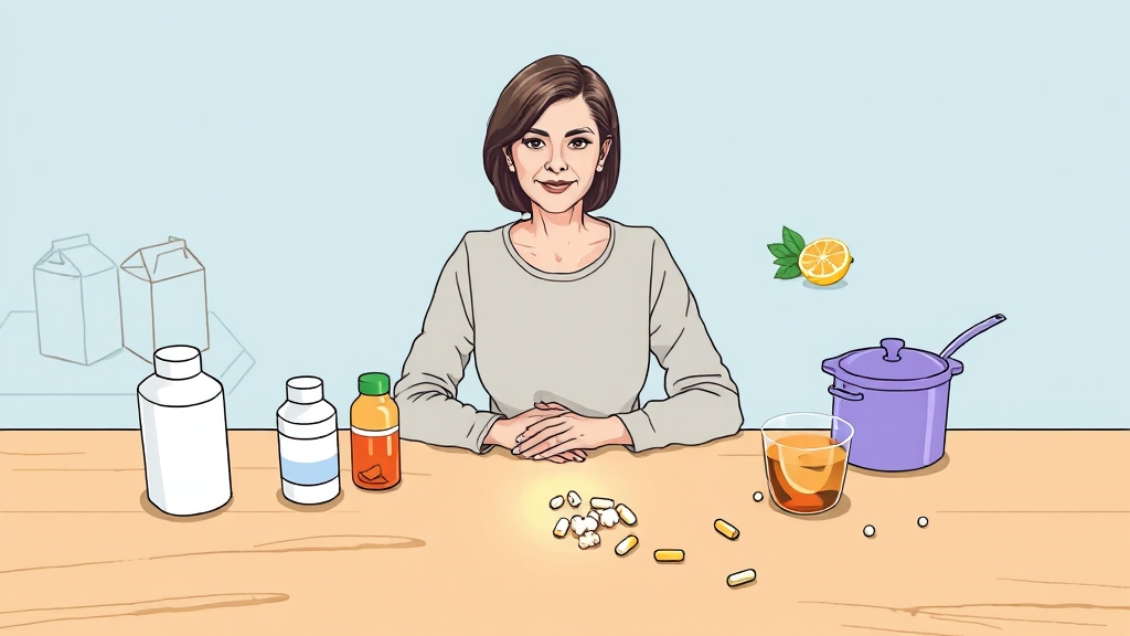 영양제 효과 높이는 복용법 (illustration 스타일)