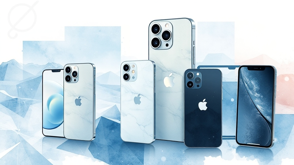 아이폰 17 모델별 라인업 (watercolor 스타일)