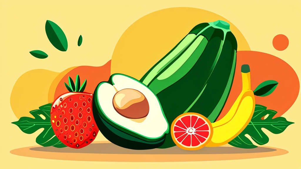 건강한 다이어트를 위한 칼륨 섭취 전략 (cartoon 스타일)