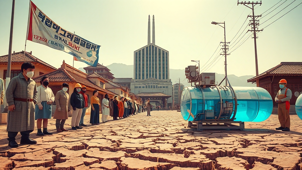 가뭄 관련 궁금증 해결 (FAQ) (realistic 스타일)