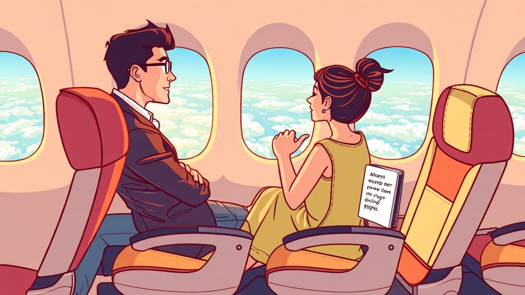 에어부산 사전 좌석 지정 방법 (cartoon 스타일)